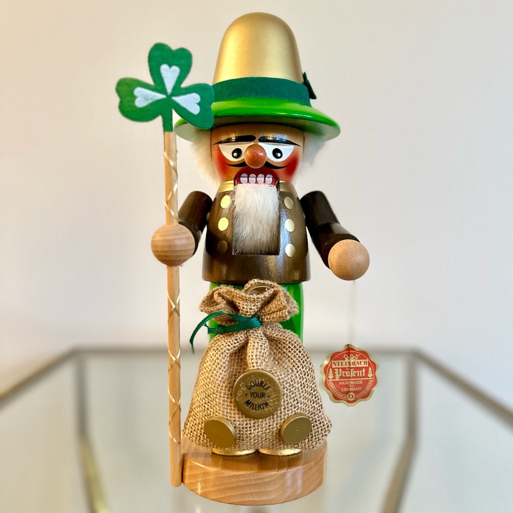 Steinbach Original Irish Nutcracker Vintage Handmade Hand Painted in Germany